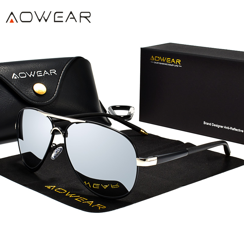 Sunglasses Aviator Polarized - AOWEAR Occhiali da sole da aviazione