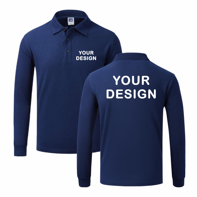 Polo Shirt Pique - Polo a maniche lunghe da uomo