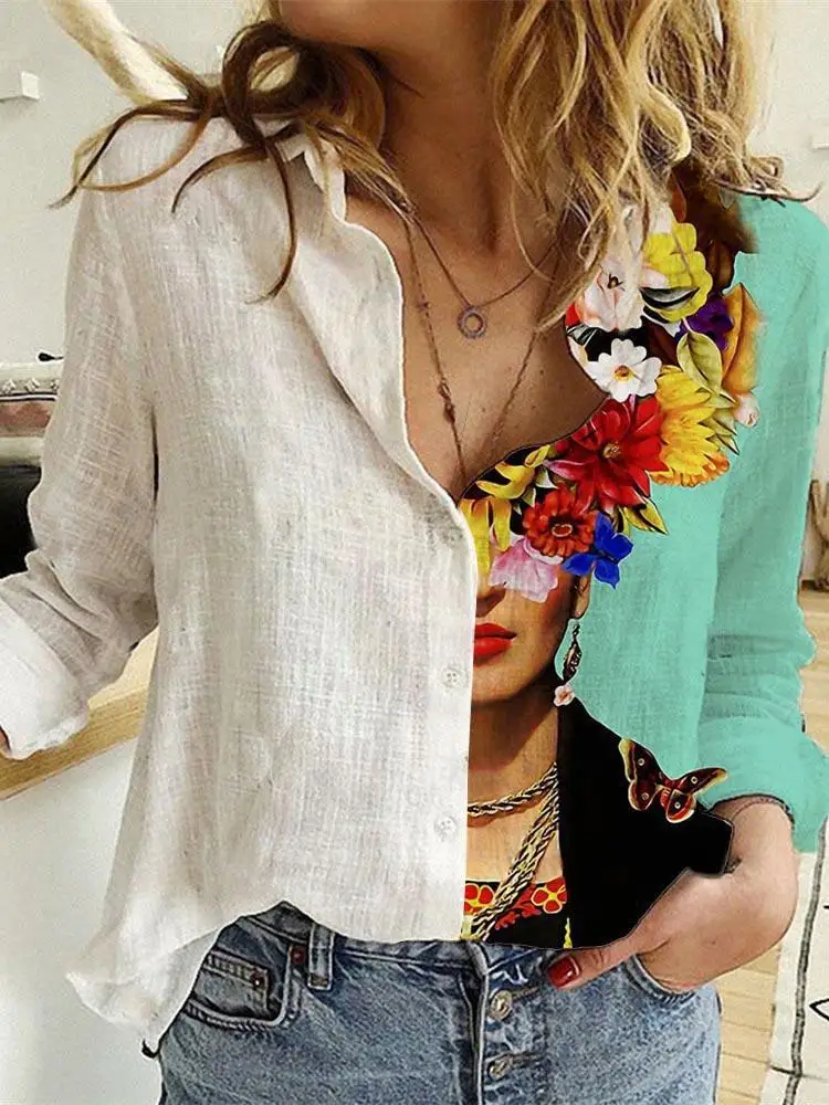 Shirt Camp Collar - Camicie da donna colletto rovesciato a