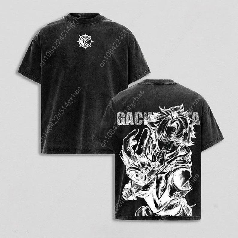 T-shirt Vintage Anime Gachiaku - Tee Graphic Print recensione e prezzo